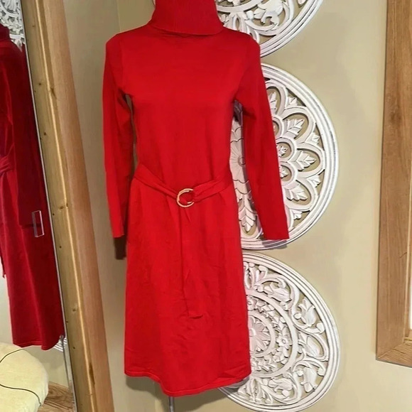 Maia Long Sleeve Midi Sweater Dress - Picture 3 of 6